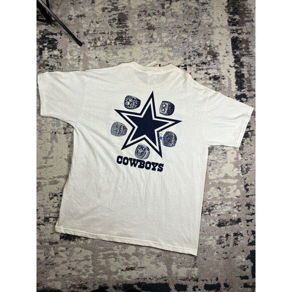 NWT Logo Athletic Dallas Cowboys Got Rings? Champs NFL T-Shirt Men’s 2XL NOS - Picture 7 of 12